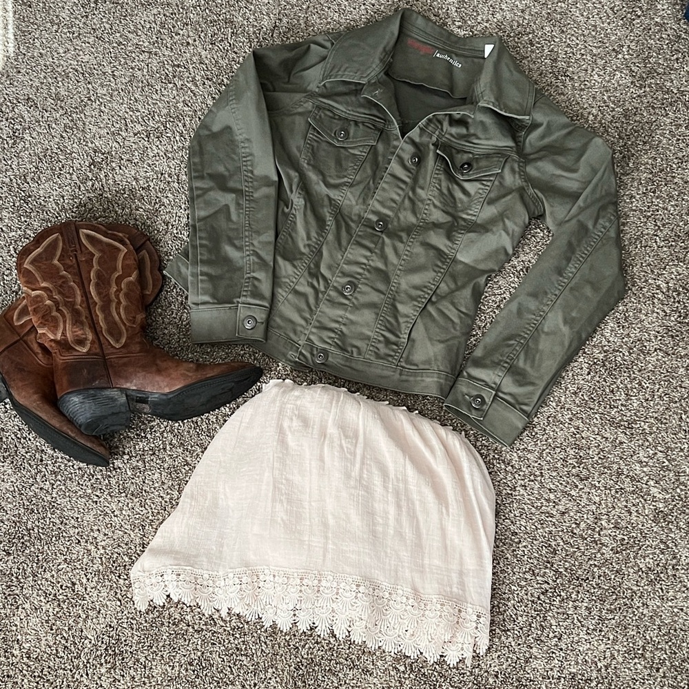 Wranglers Authentics Olive Green Women's Jacket M new